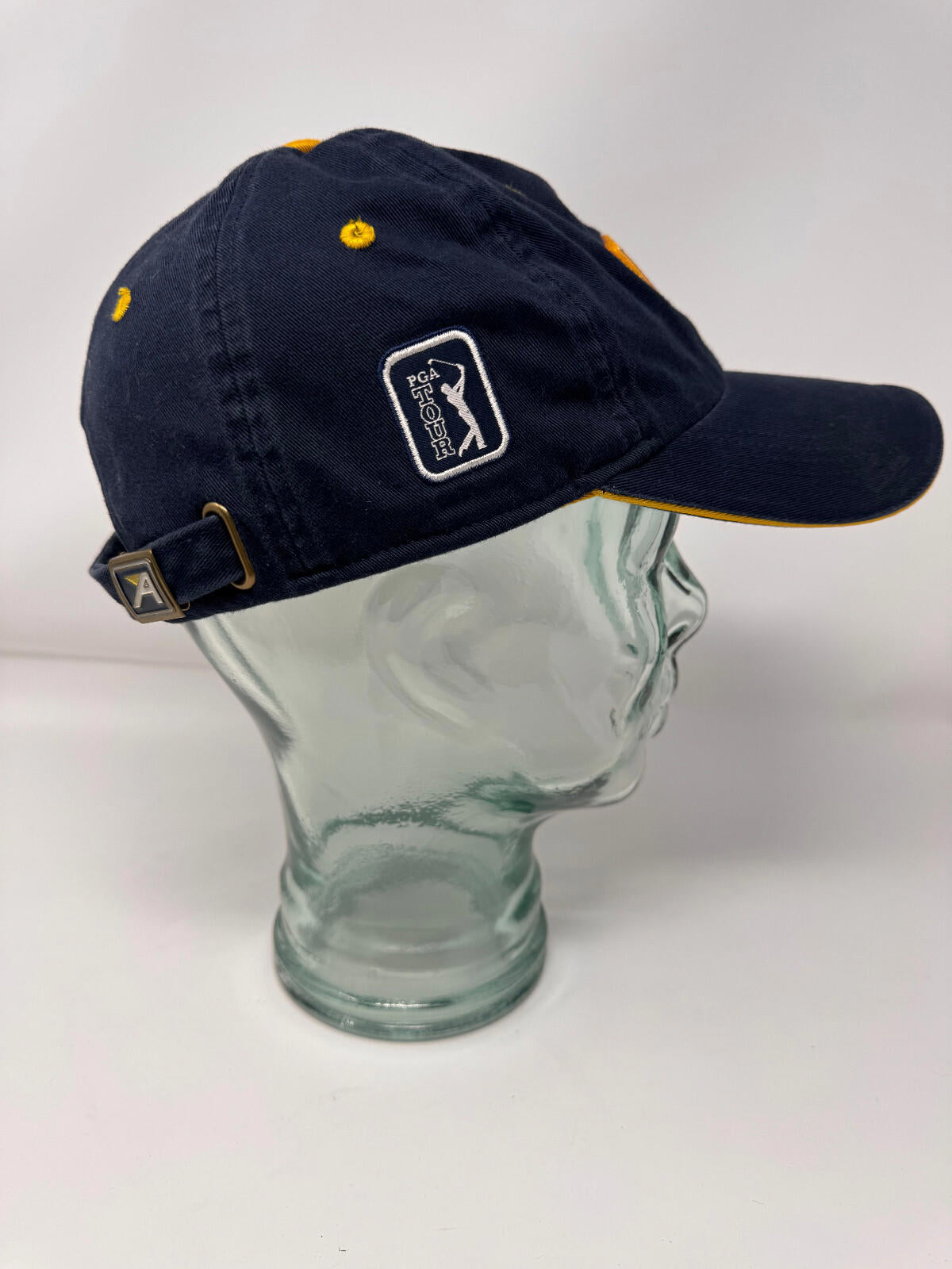 The Greenbrier Classic 2010 Blue and Gold Hat Ahead Golf PGA Tour RARE Fast Ship