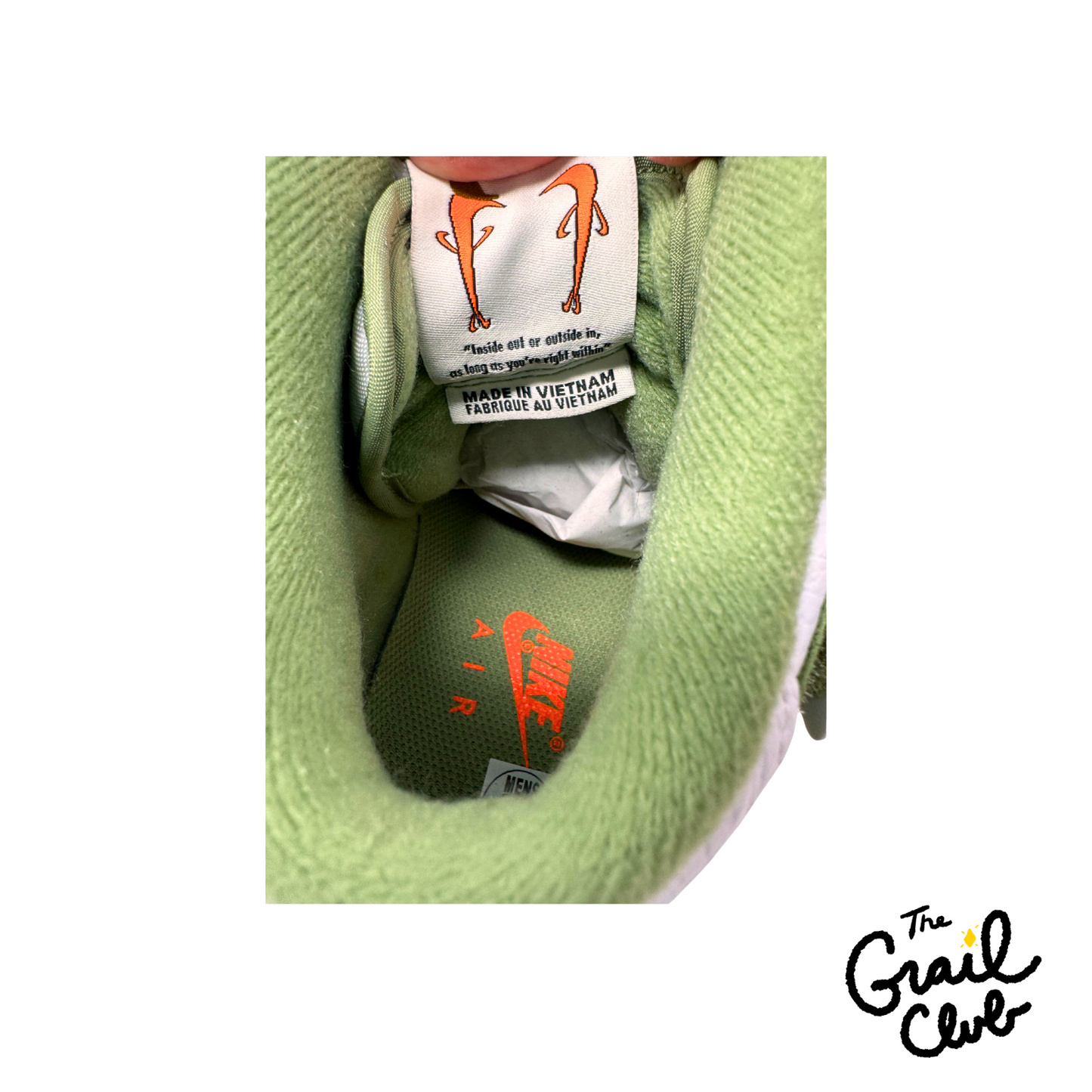 Nike Air Force 1 Mid QS 'Oil Green Orange' DQ3505-100 10.5M
