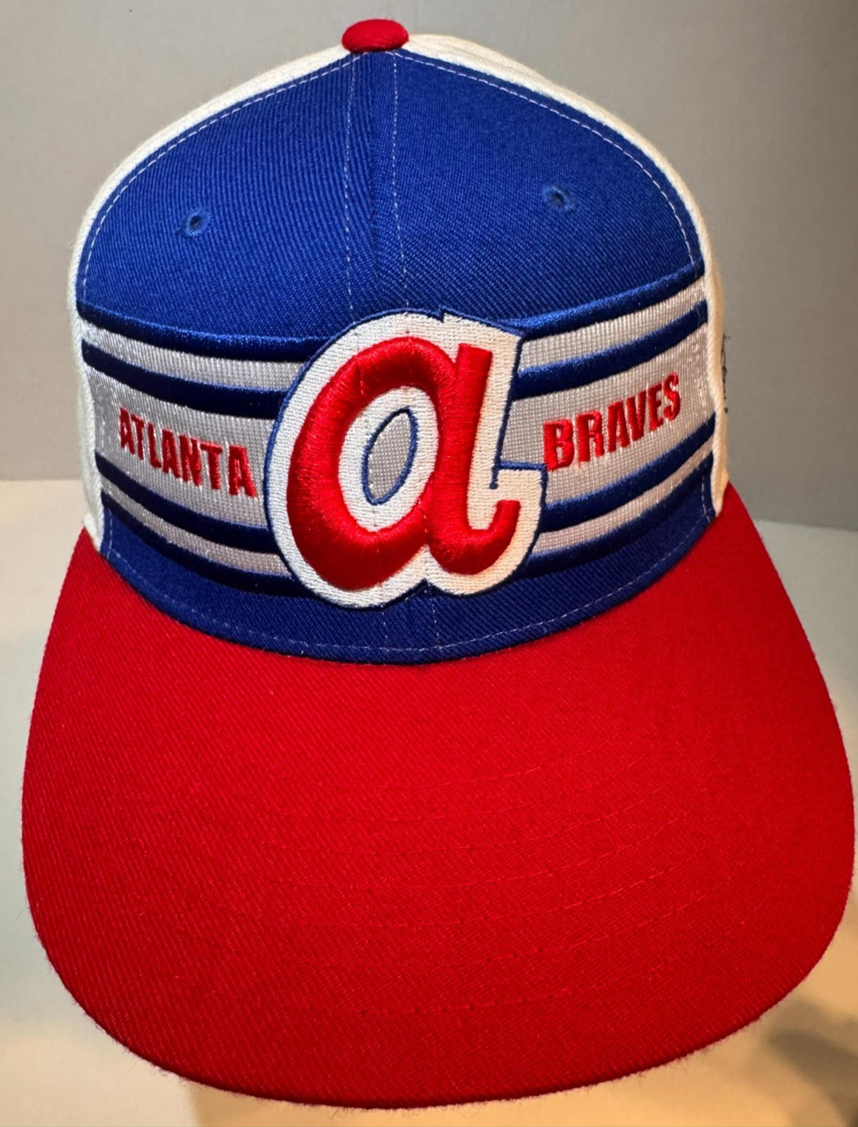 Atlanta Braves Fitted Baseball Hat by American Needle 1918 Cooperstown