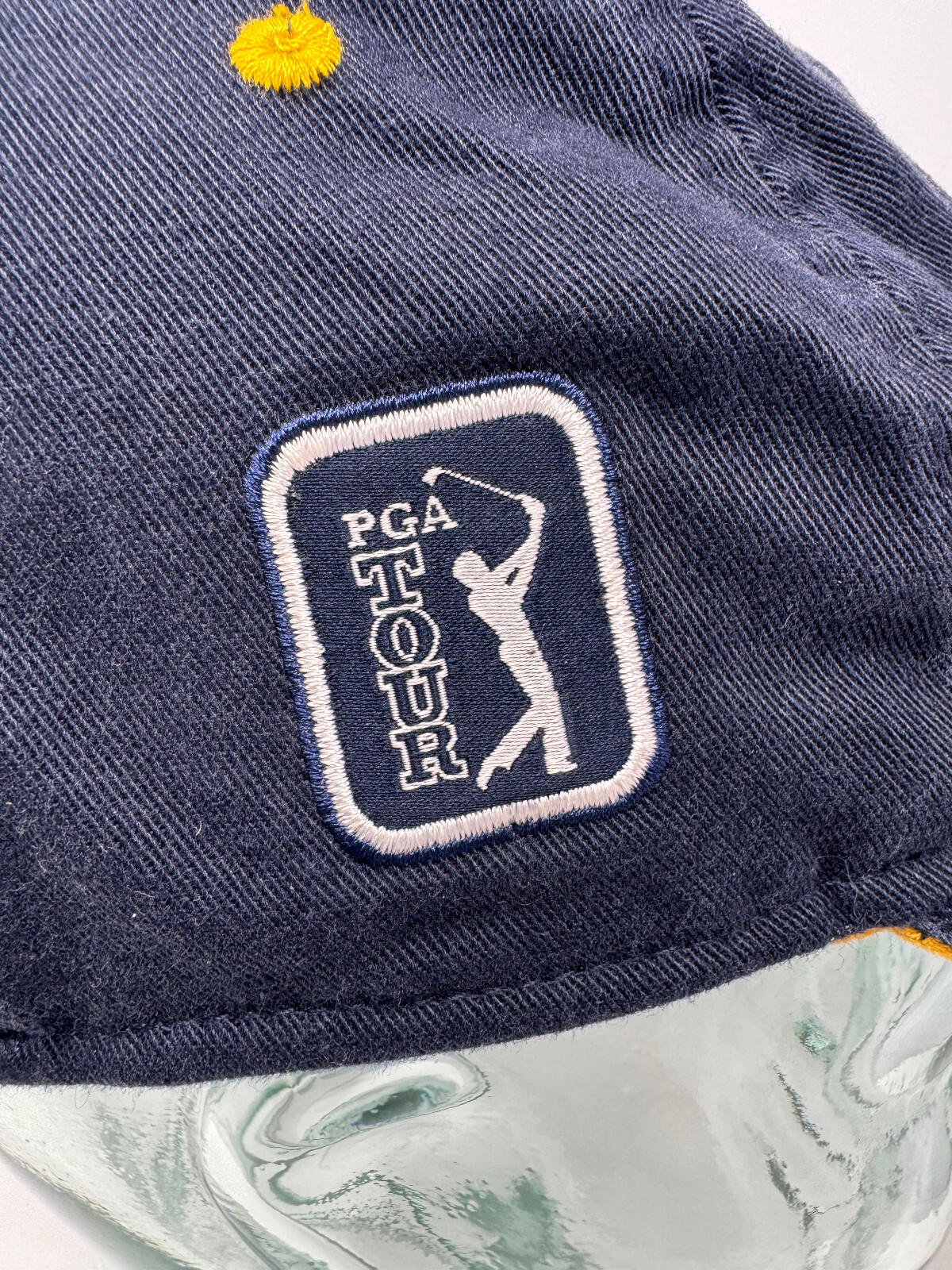 The Greenbrier Classic 2010 Blue and Gold Hat Ahead Golf PGA Tour RARE Fast Ship