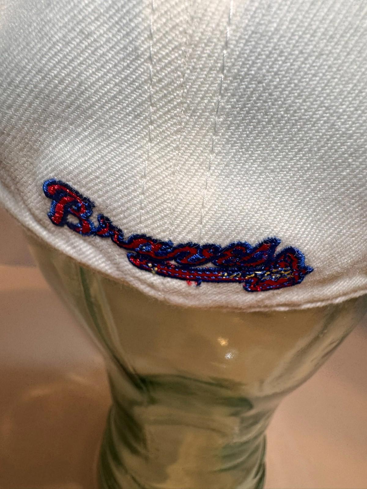 Atlanta Braves Fitted Baseball Hat by American Needle 1918 Cooperstown