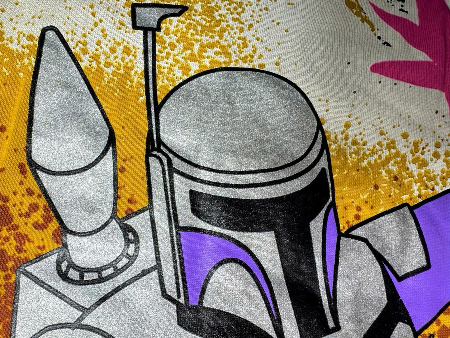 Vintage Inspired Star Wars Prequels Master Windu AOP Shirt XL The Shirt Farm Num