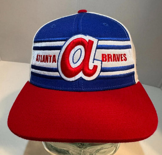 Atlanta Braves Fitted Baseball Hat by American Needle 1918 Cooperstown