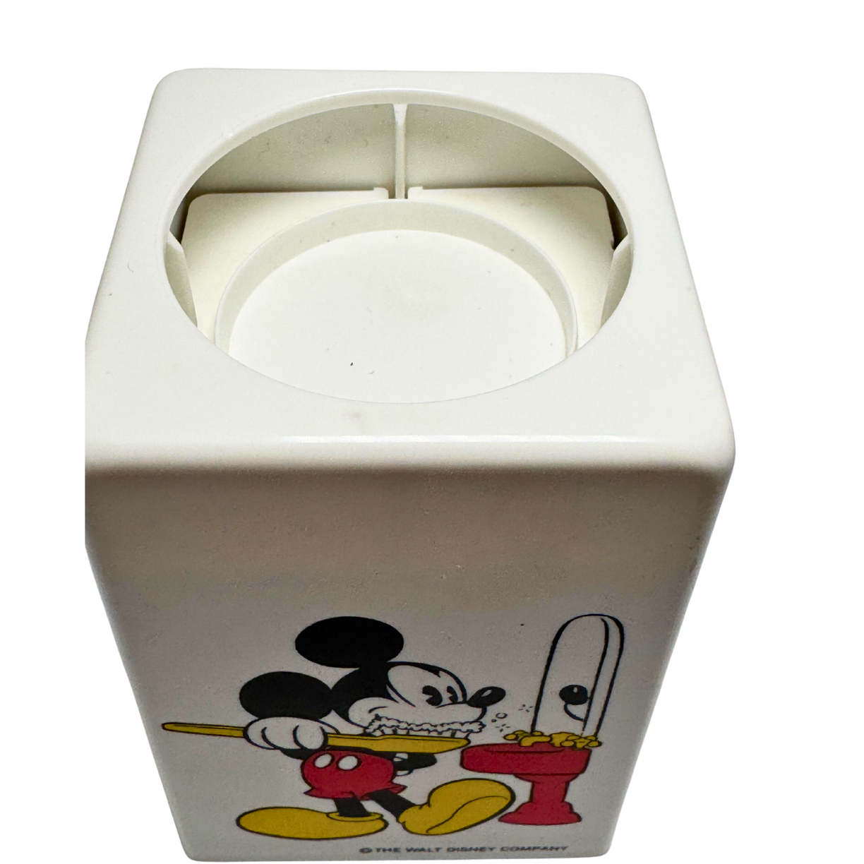 1987 Dixie Cup Mickey Mouse Bathroom Cup Dispenser - CHIPPED - Free Shipping