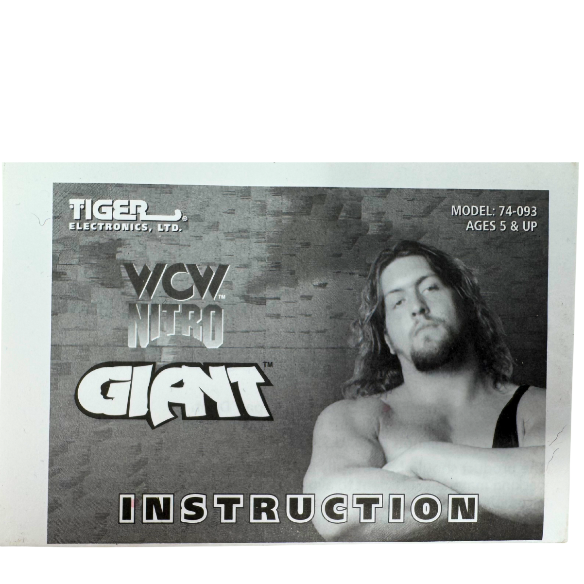 WCW NITRO GIANT Handheld Game - Booklet Only