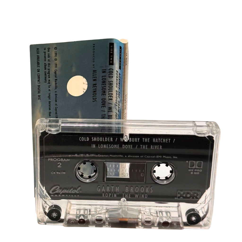 Garth Brooks - Ropin' the Wind 1991 Cassette Tape - Complete - Free Shipping