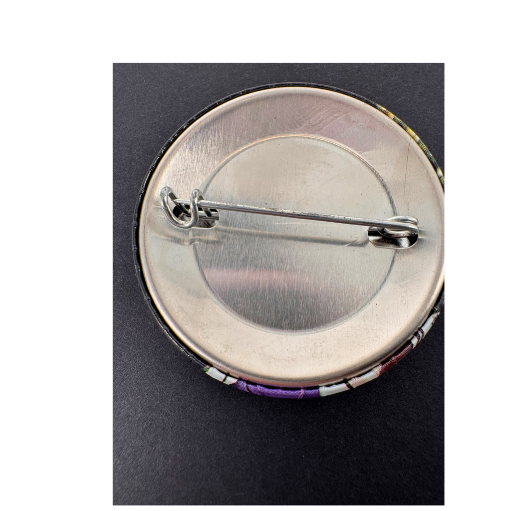 Mighty Morphin Power Rangers - Zach - Button Pin 1.5" - Black - Free Shipping