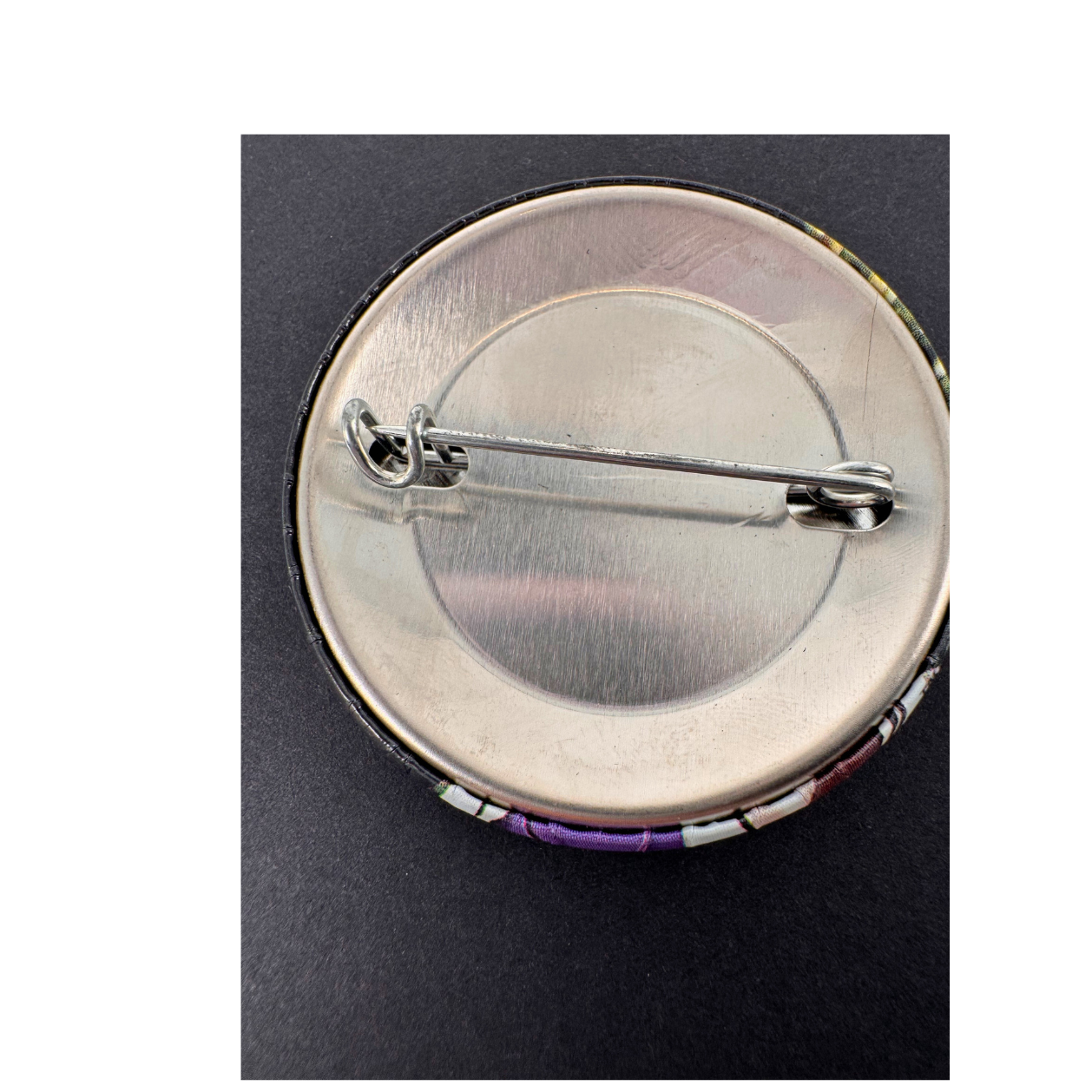 Mighty Morphin Power Rangers - Zach - Button Pin 1.5" - Black - Free Shipping