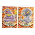 1999 Pokemon Topps Ekans Arbok 23 24 Blue Logo Animated Series Line Free Ship