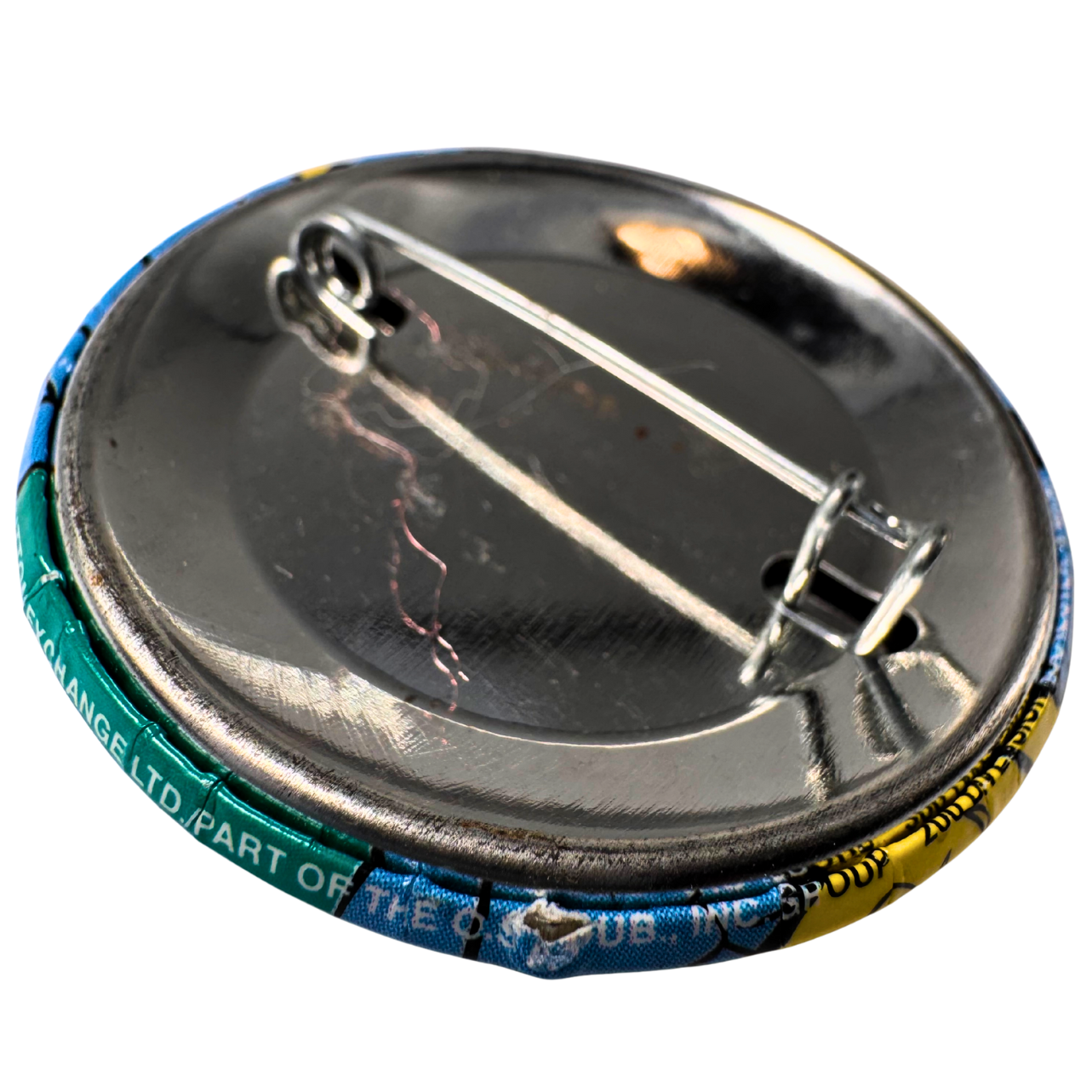 MIGHTY MORPHIN POWER RANGERS Pin Button Saban 1990s Monster King Sphinx Egyptian