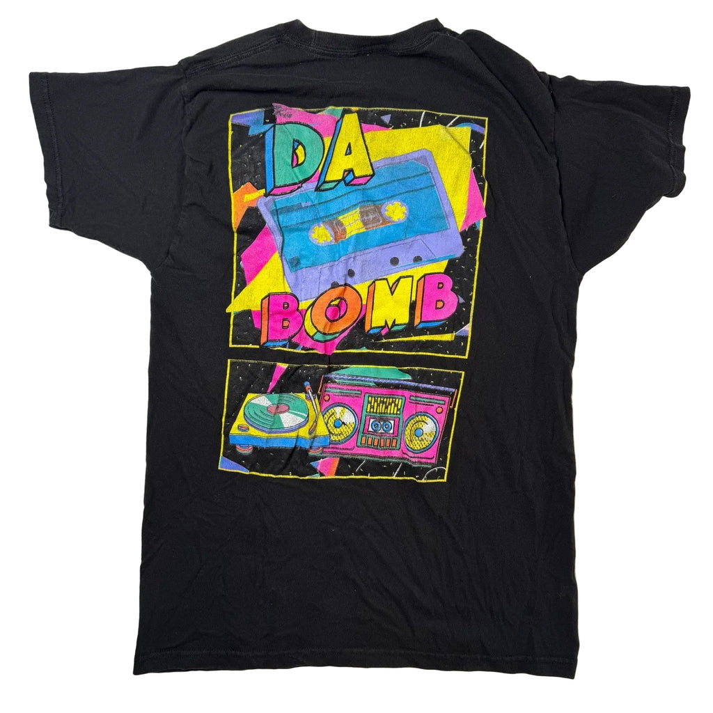 Call Your Mother Da Bomb Cassette Boombox Graphic T Shirt Black Men's Size M