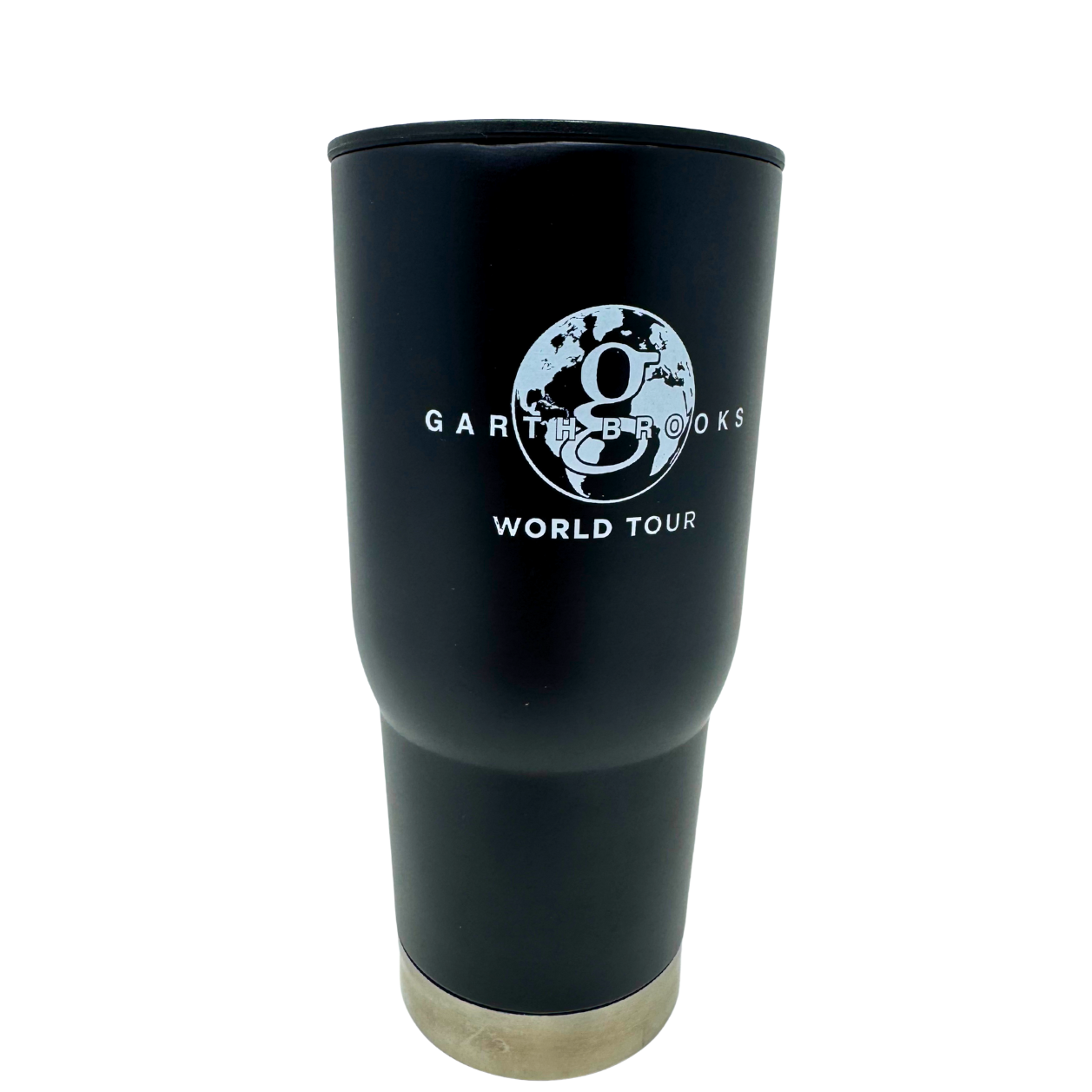 Garth Brooks World Tour Black Stainless Steel Tumbler 20 Ounces