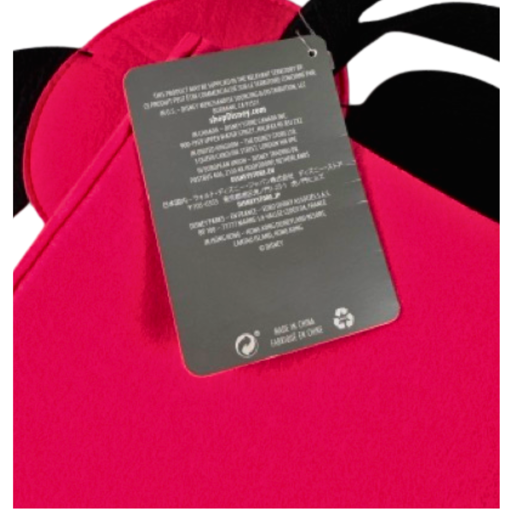 BNWT Disney Minnie Mouse Halloween Candy Treat Glow-in-The-Dark Bag Pink Tote