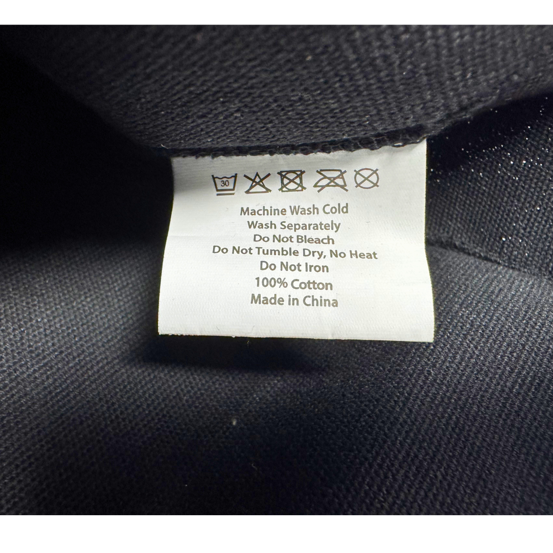 Disney Aladdin Broadway Black & Gold Script Genie Lamp Logo Canvas Tote Bag