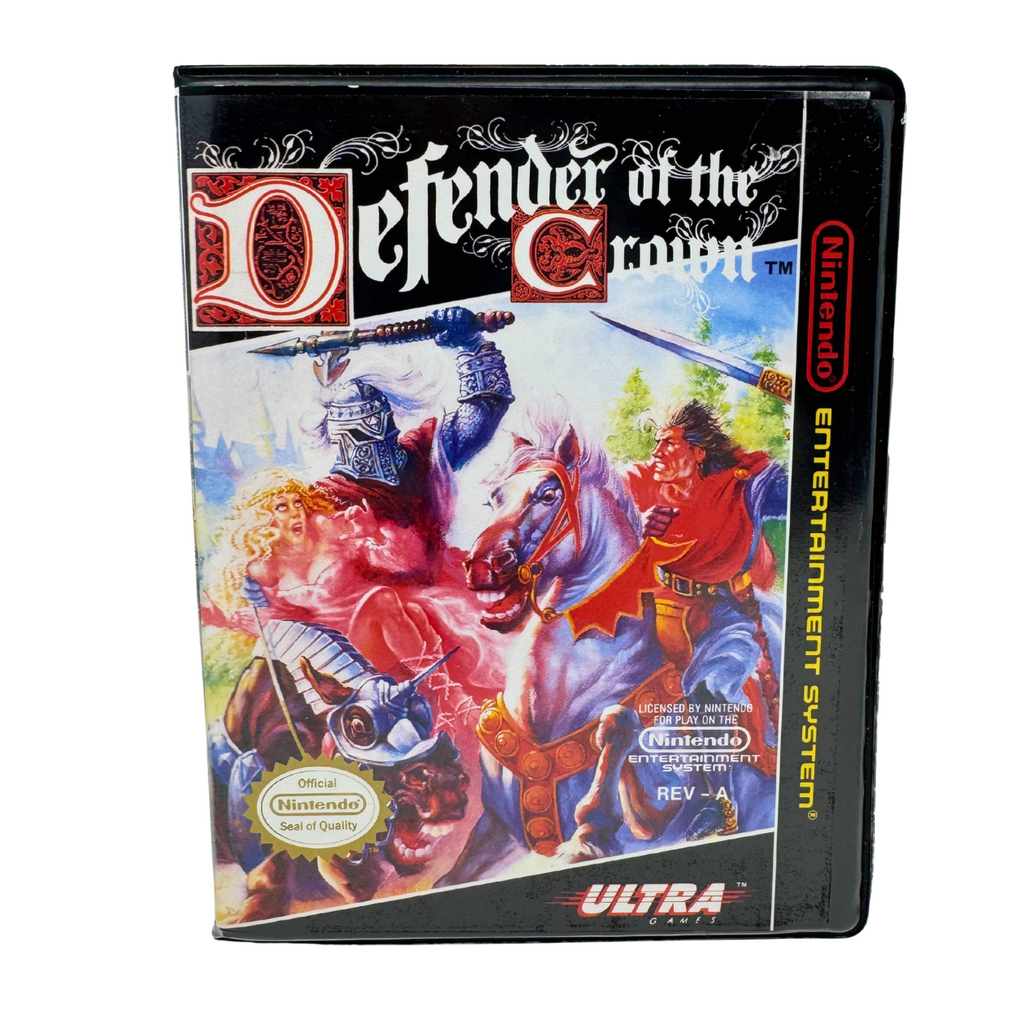 Defender of The Crown - Nintendo NES 1989 - Game + Bitbox Case - Free Shipping