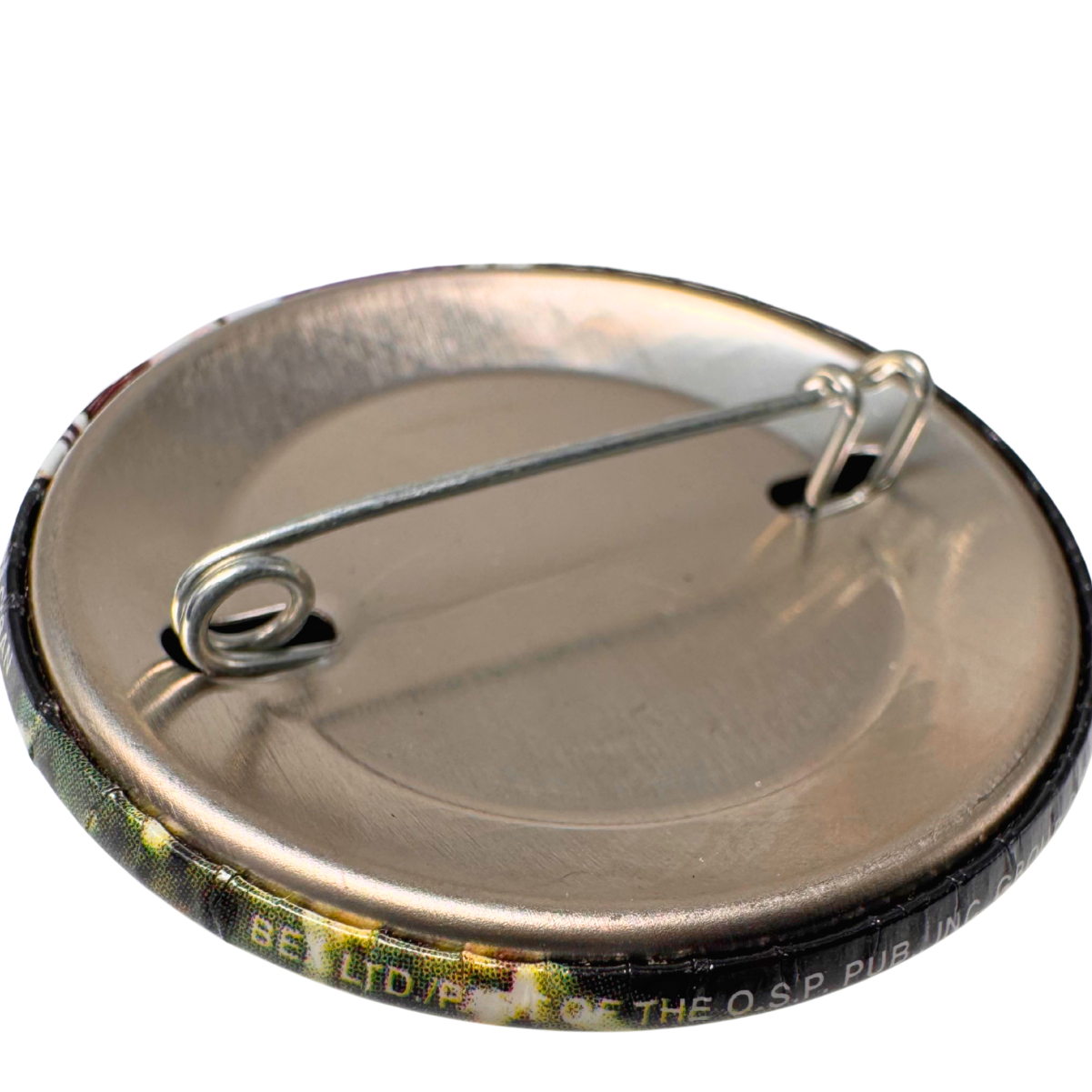 Mighty Morphin Power Rangers - Zach - Button Pin 1.5" - Black - Free Shipping