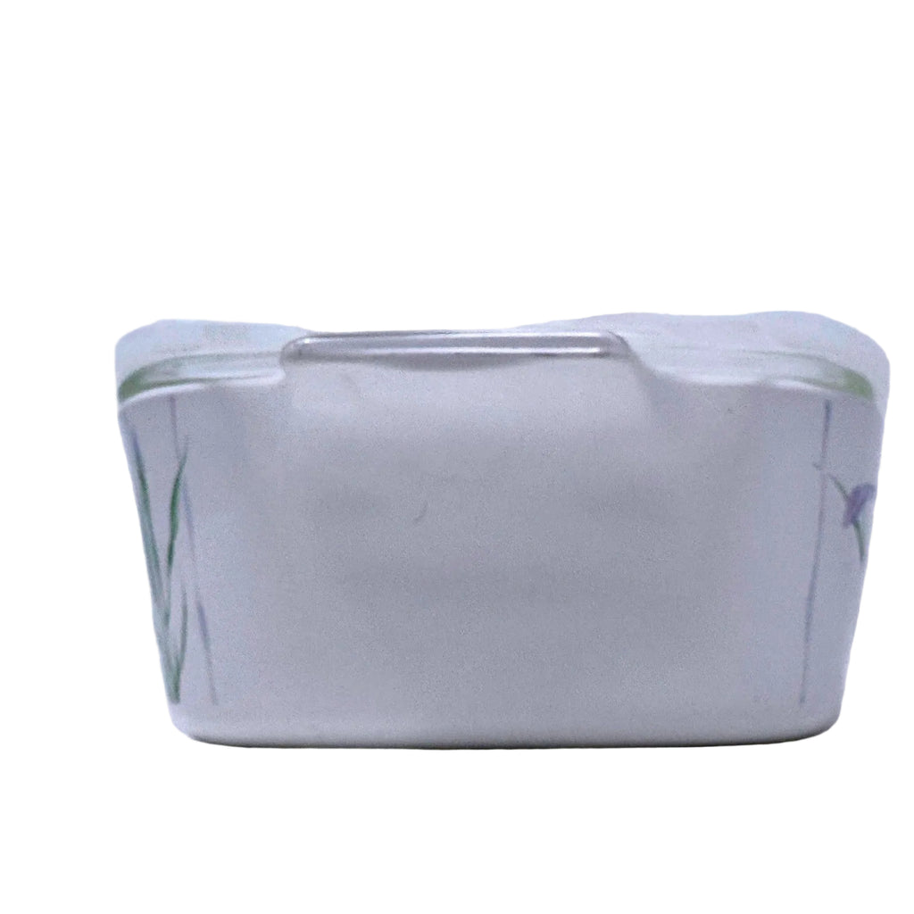 Corning Ware Iris Casserole Dish 1.5 Liter A-1 1/2-B Square Baker with Lid
