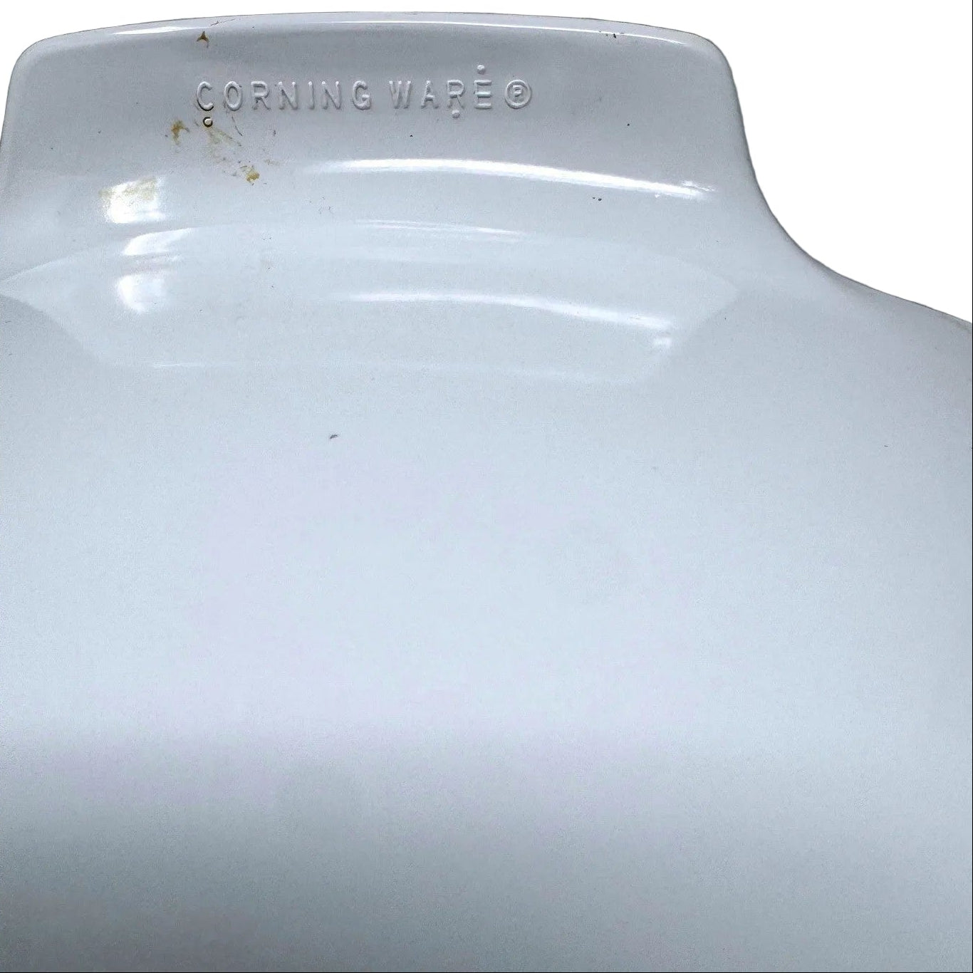 Corning Ware Country Cornflower Casserole Dish with Glass Lid Vintage White Blue