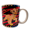 1994 THE LION KING Coffee Mug Ceramic Disney Collectible Simba Cub Cup Free Ship