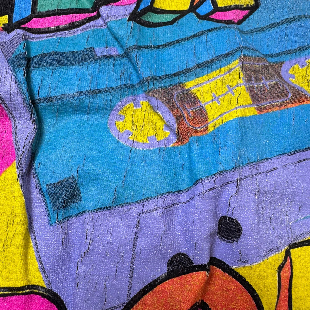 Call Your Mother Da Bomb Cassette Boombox Graphic T Shirt Black Men's Size M