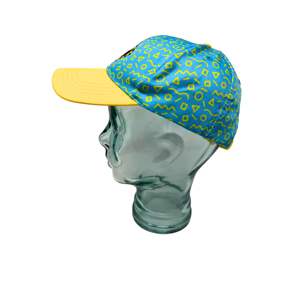 Funko Whatever Embroidered Ying Yang Yellow Blue Hat Cap - Free Shipping