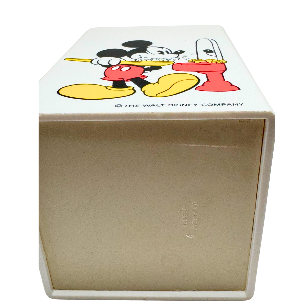1987 Dixie Cup Mickey Mouse Bathroom Cup Dispenser - CHIPPED - Free Shipping