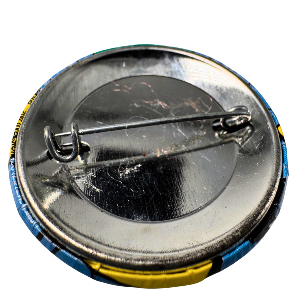 MIGHTY MORPHIN POWER RANGERS Pin Button Saban 1990s Monster King Sphinx Egyptian