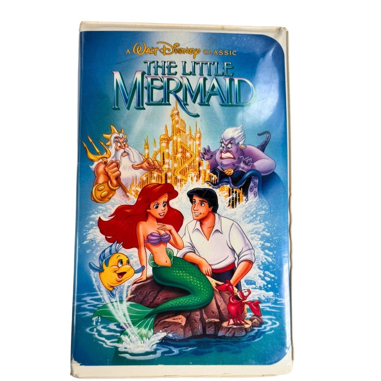 Walt Disney The Little Mermaid VHS The Classics Original Banned Cover Art 1990