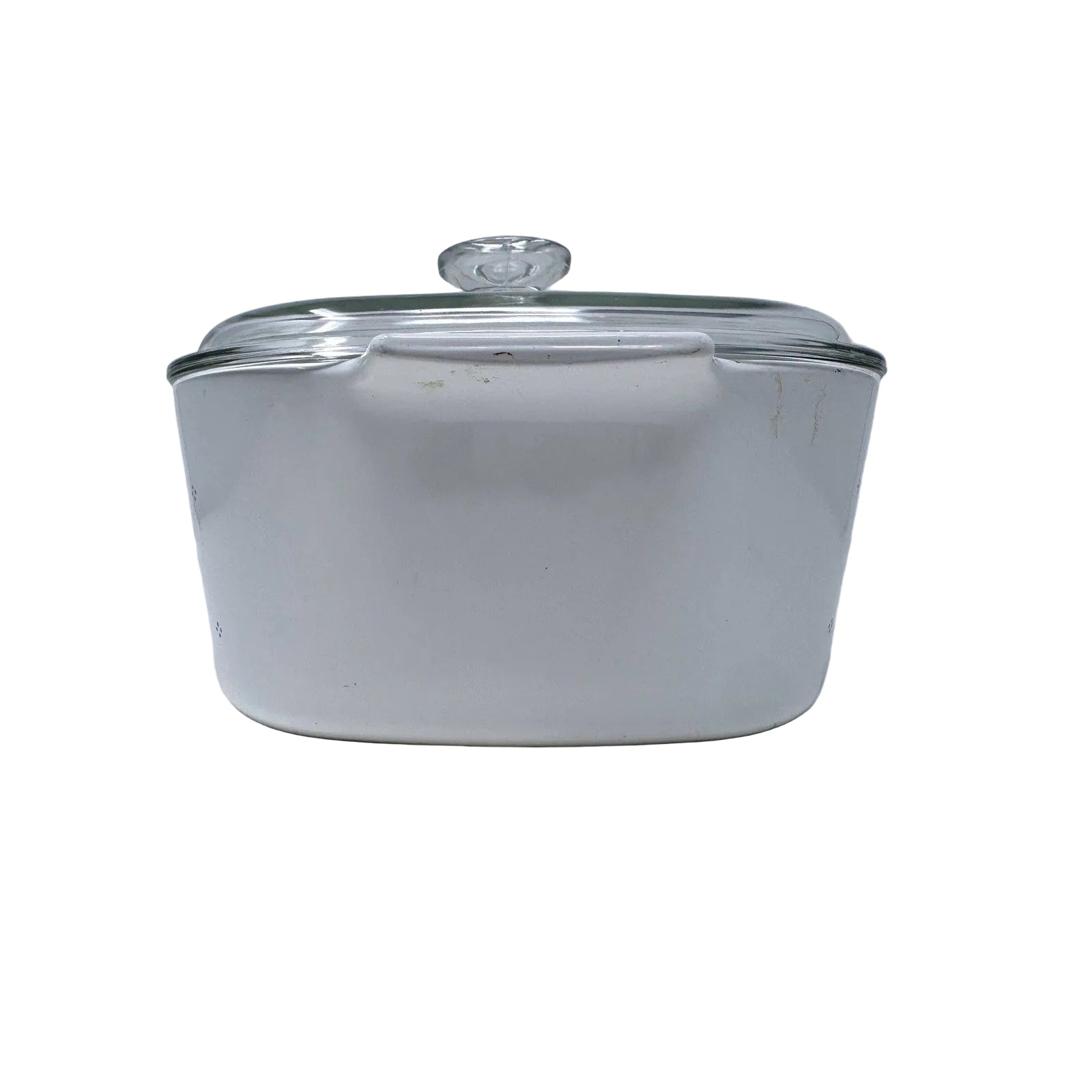 Corning Ware Country Cornflower Casserole Dish with Glass Lid Vintage White Blue