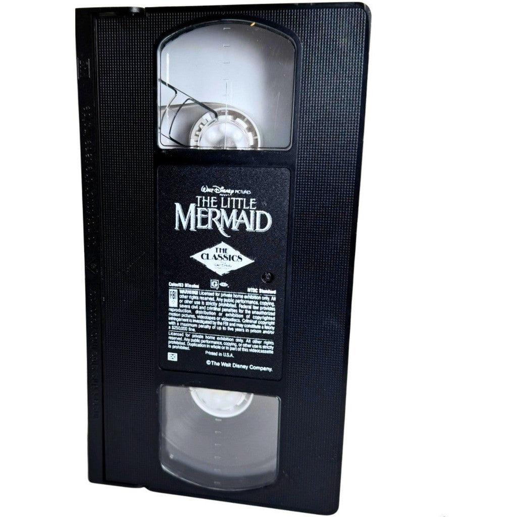 Walt Disney The Little Mermaid VHS The Classics Original Banned Cover Art 1990