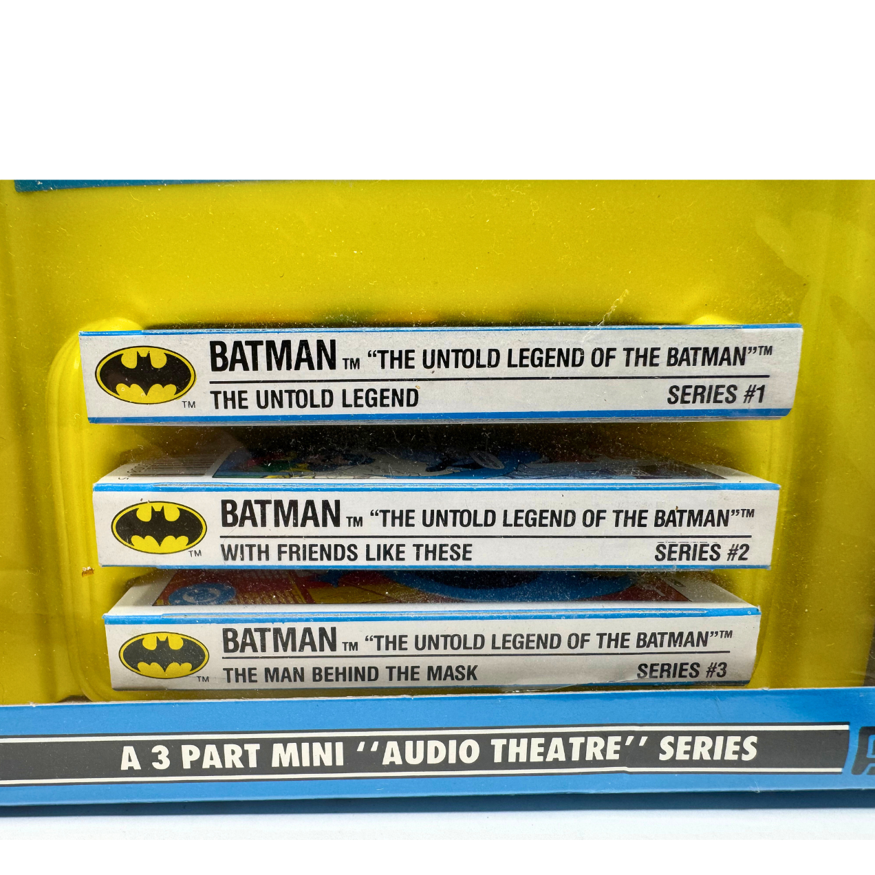 1989 Batman 3 Audio Cassettes - 3-Part Mini Theatre Series - RARE - Free Ship
