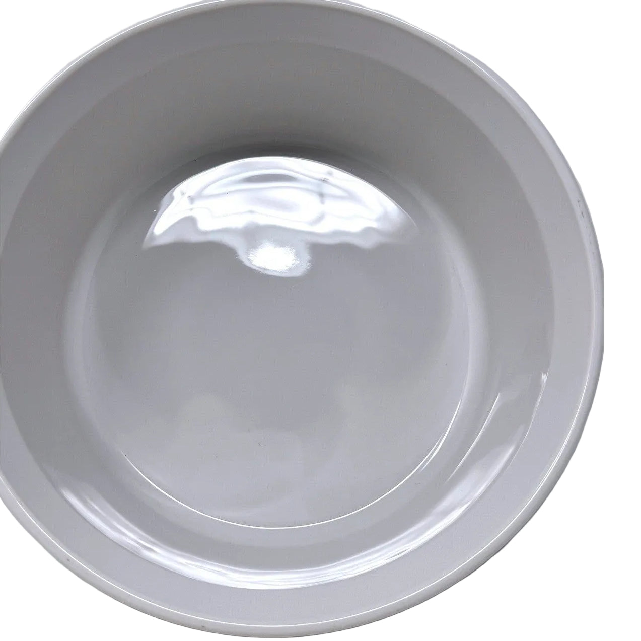CorningWare French White 2.5 Liter Round Casserole Dish F-1-B with Glass Lid USA