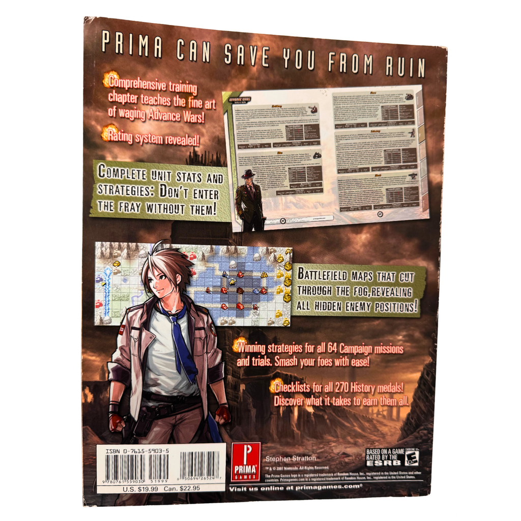 Advance Wars: Days Of Ruin - Prima Official Strategy Guide Nintendo DS Free Ship