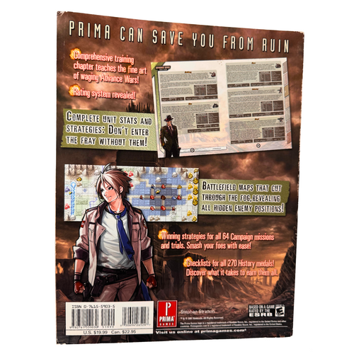 Advance Wars: Days Of Ruin - Prima Official Strategy Guide Nintendo DS Free Ship