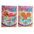 1999 Pokemon Topps Spearow Fearow 21 22 Animated TV Line Blue Logo Free Shipping