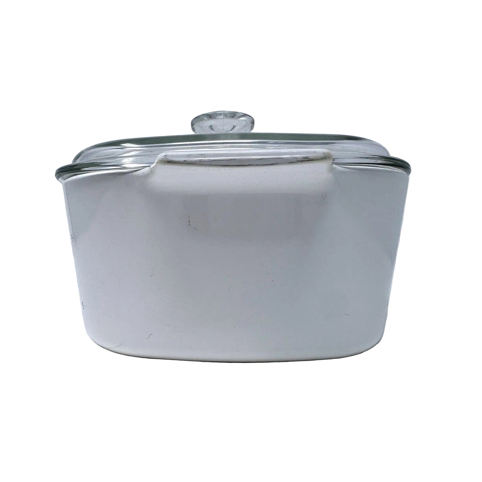 Corning Ware Country Cornflower Casserole Dish with Glass Lid Vintage White Blue