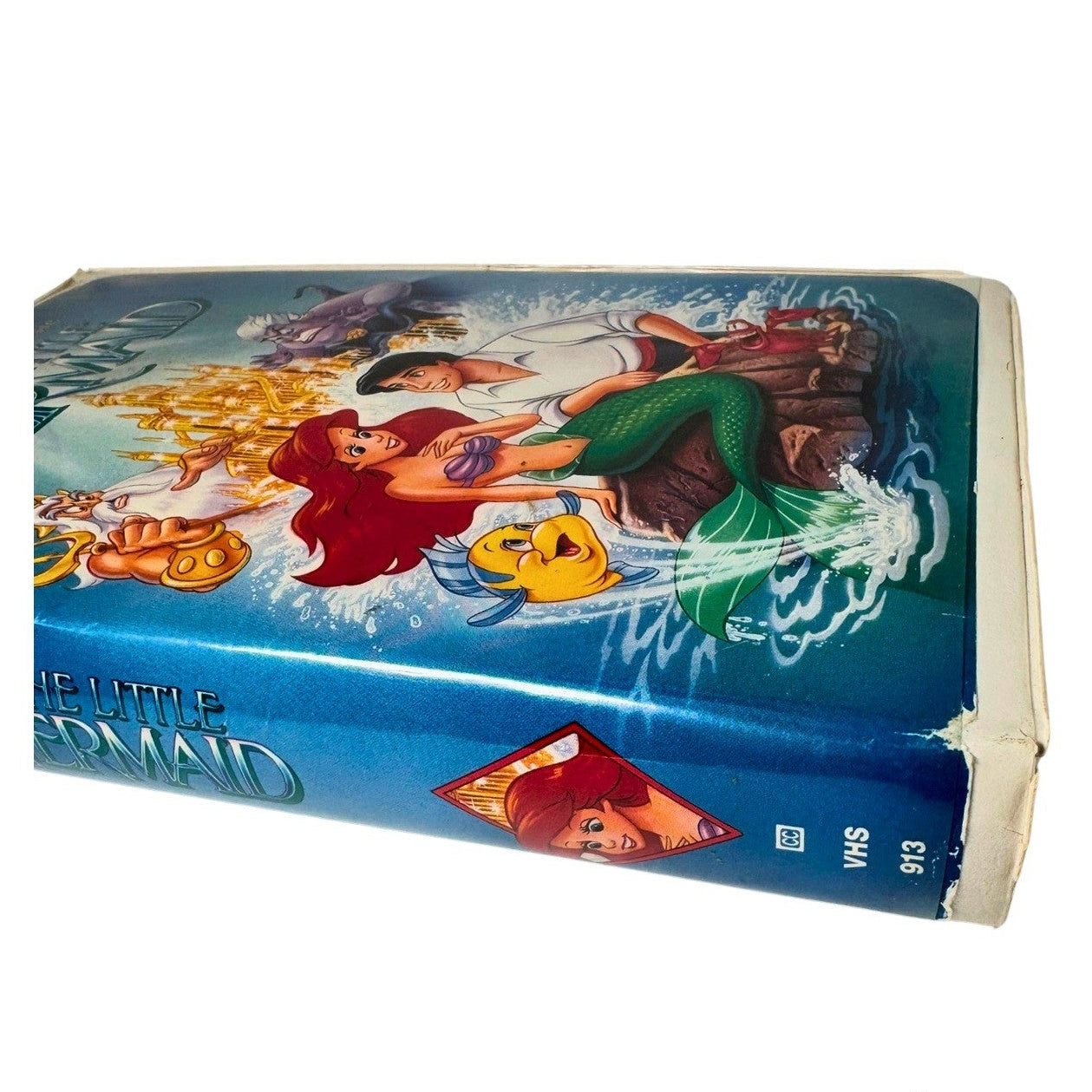 Walt Disney The Little Mermaid VHS The Classics Original Banned Cover Art 1990