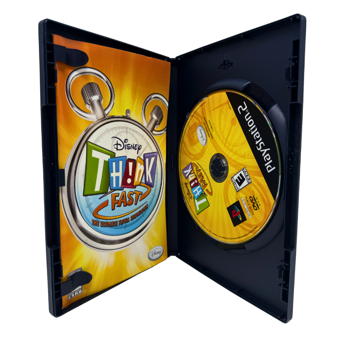 Disney Think Fast - Sony PlayStation 2 Complete In Box CIB - Free Shipping