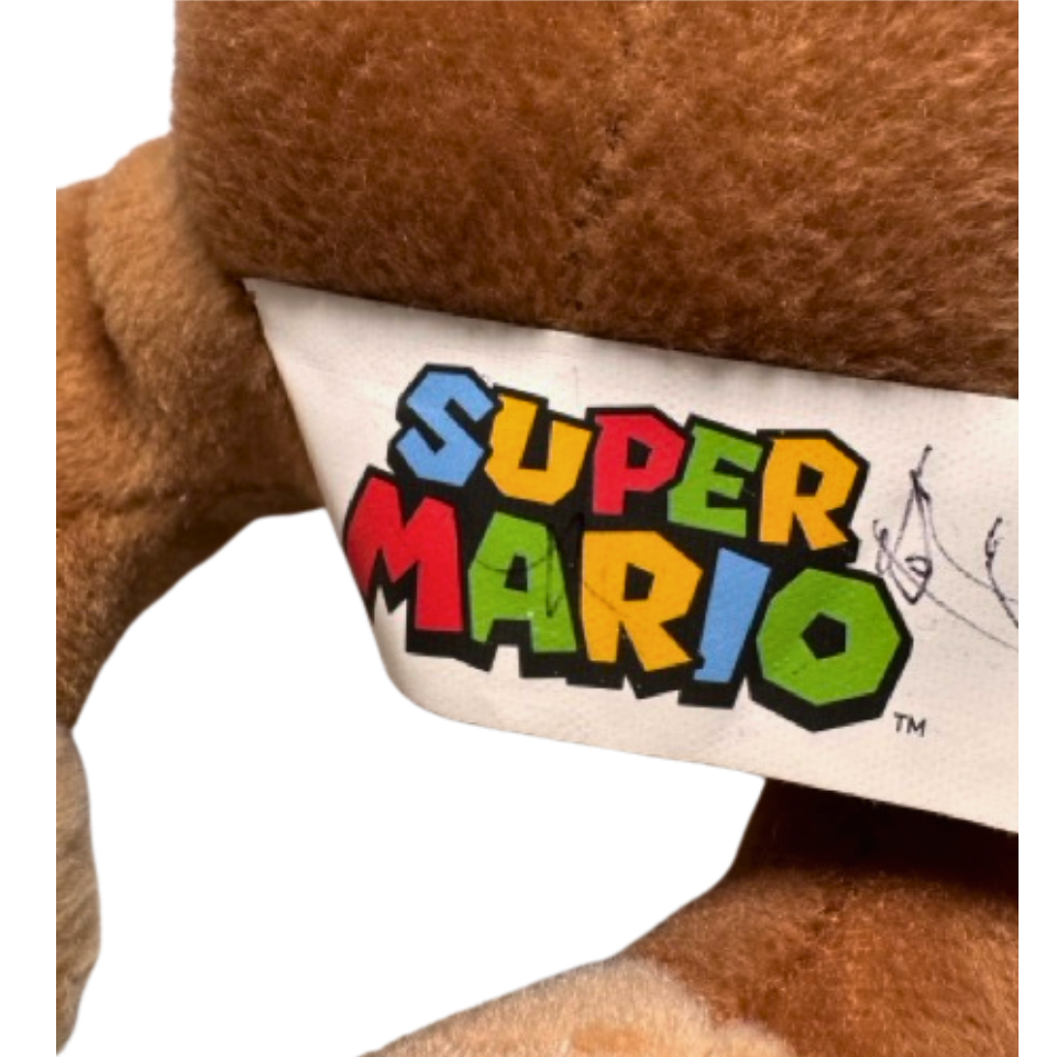 DONKEY KONG 8" Nintendo Super Mario Bros Plush Toy Stuffed Markings on Tag