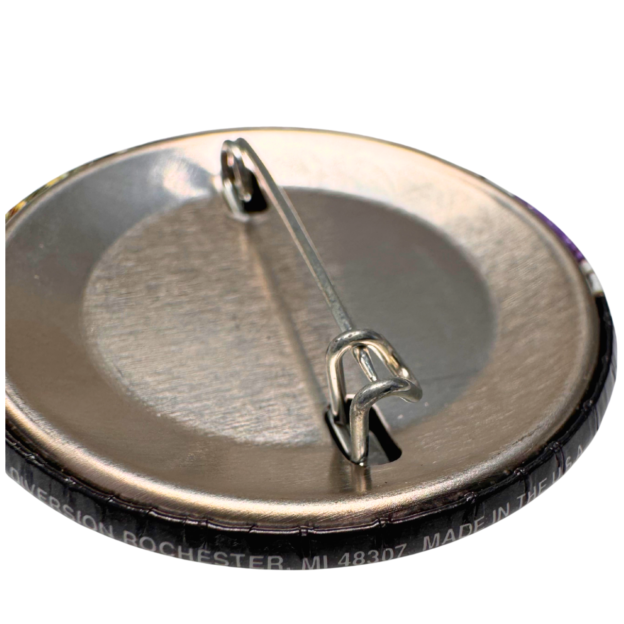 Mighty Morphin Power Rangers - Zach - Button Pin 1.5" - Black - Free Shipping