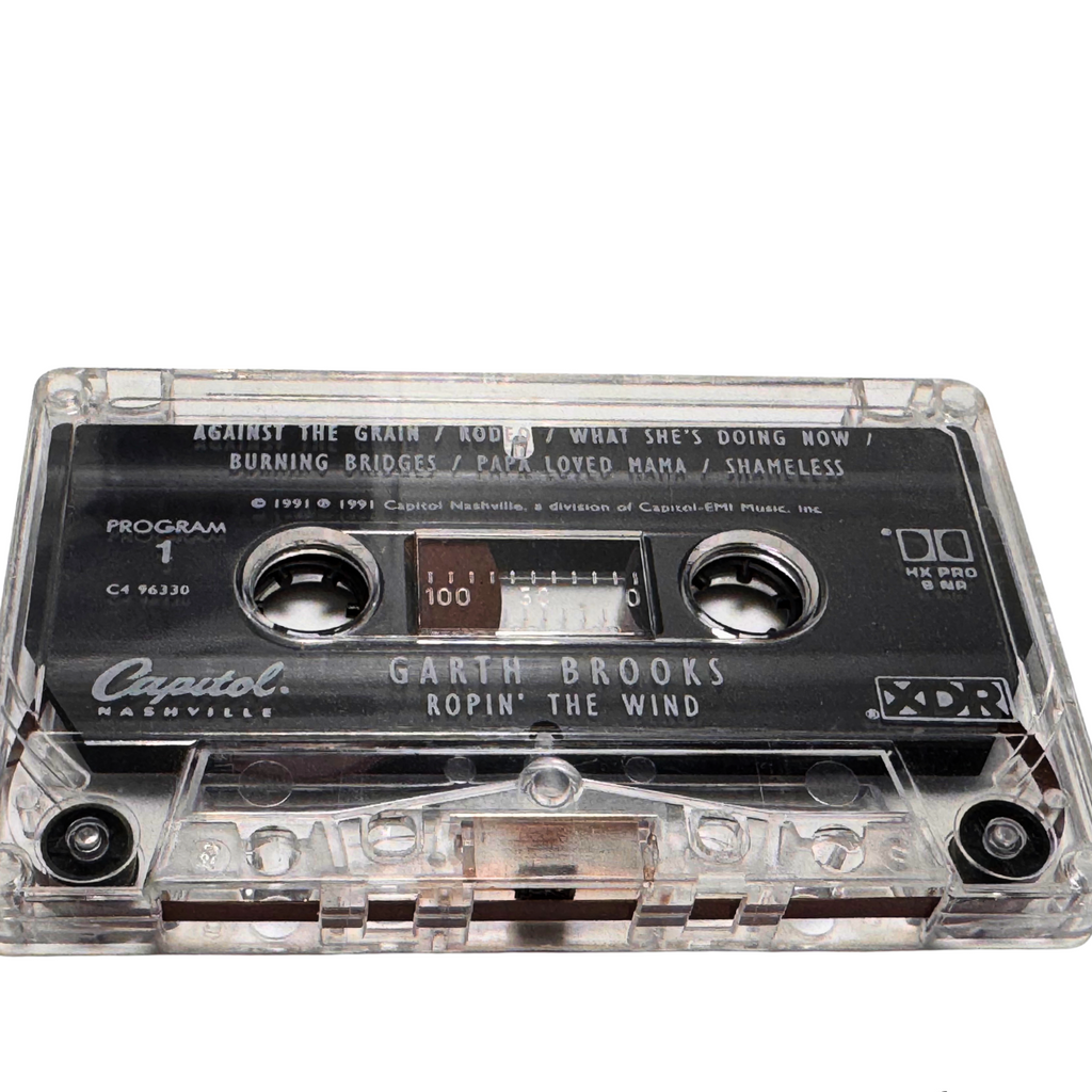 Garth Brooks - Ropin' the Wind 1991 Cassette Tape - Complete - Free Shipping