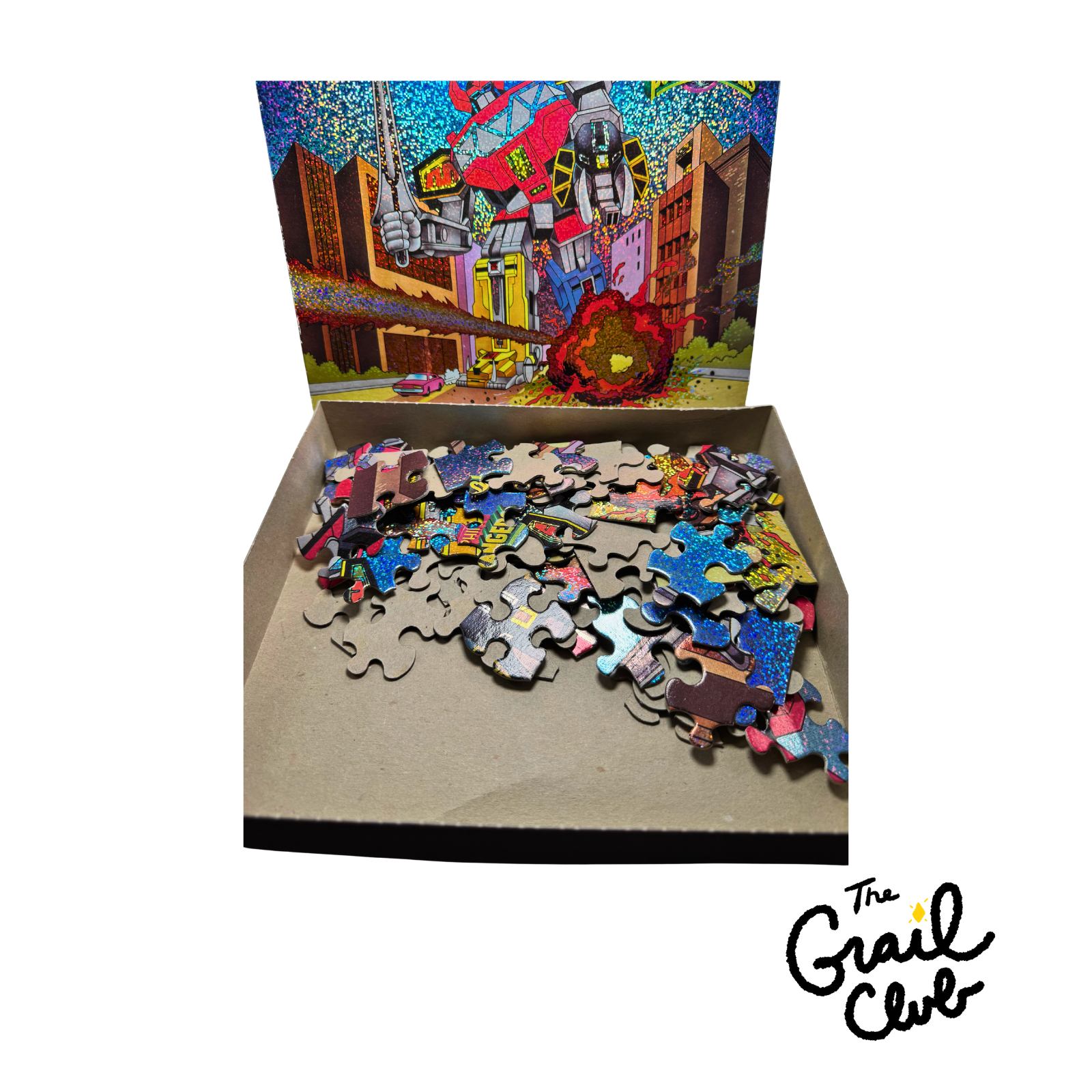 1994 Saban Power Rangers 100 Piece Puzzle Holographic (Complete) Free Shipping