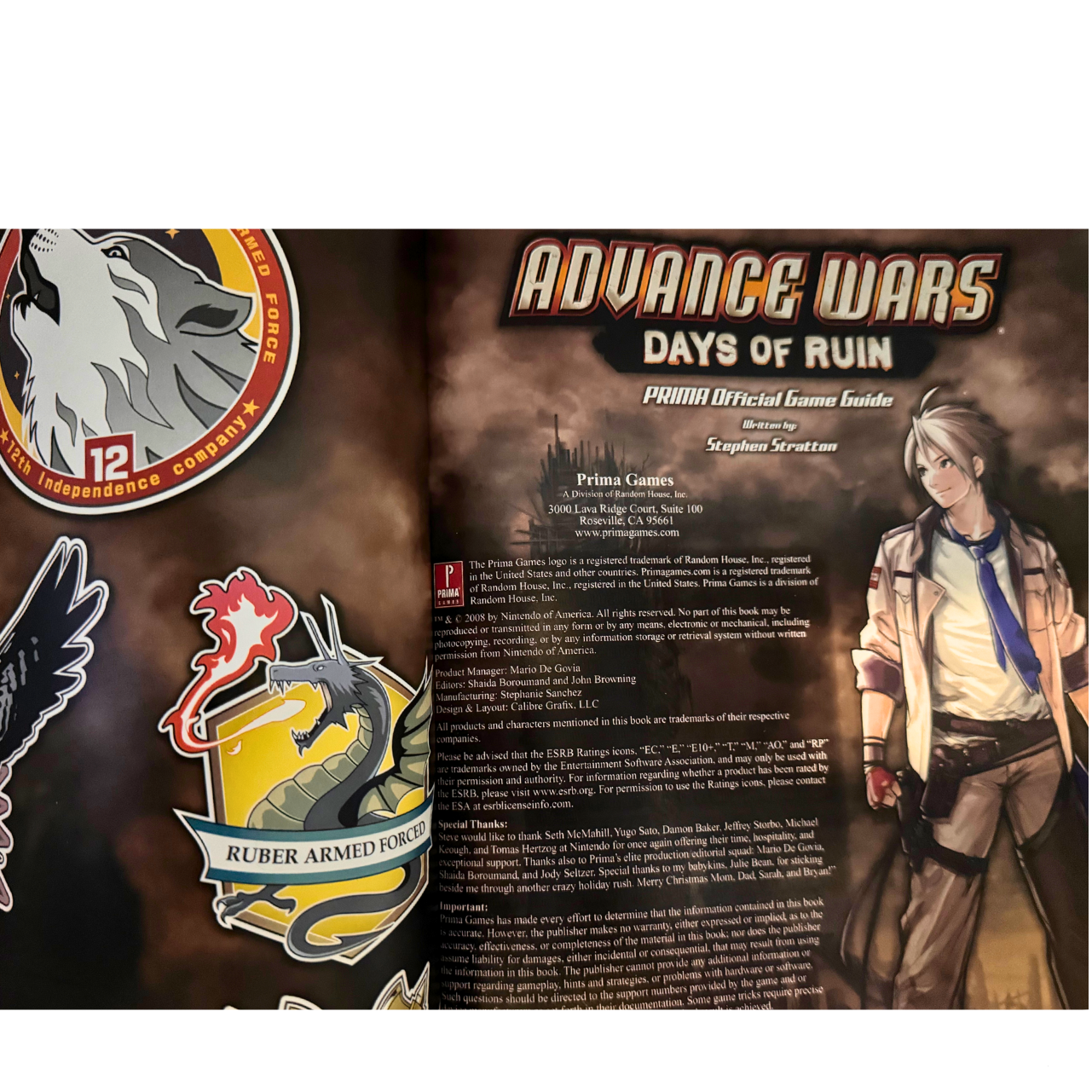 Advance Wars: Days Of Ruin - Prima Official Strategy Guide Nintendo DS Free Ship