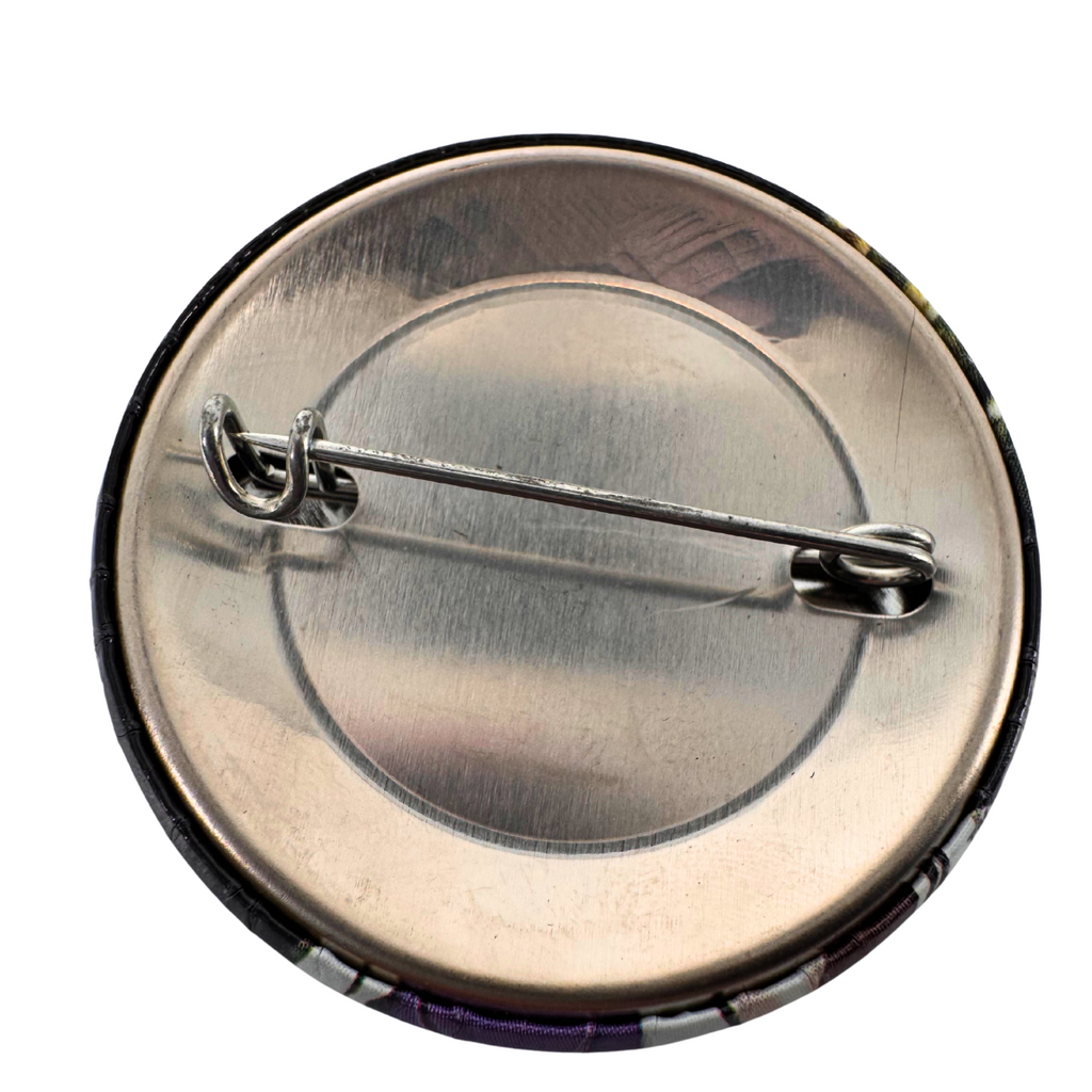 Mighty Morphin Power Rangers - Zach - Button Pin 1.5" - Black - Free Shipping