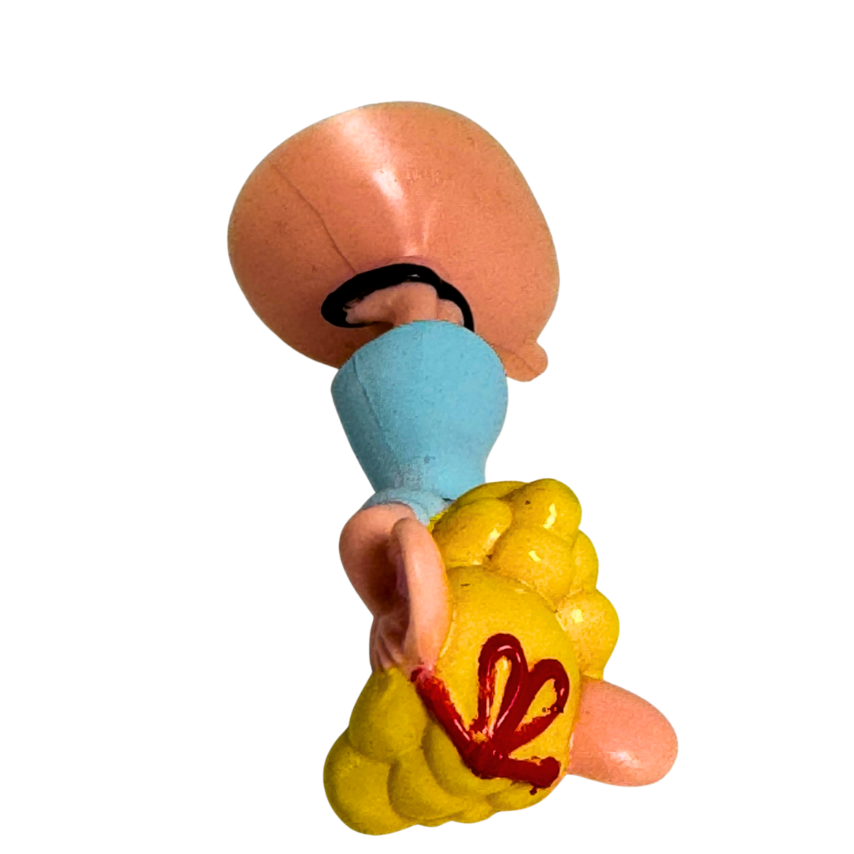 Mighty Mouse PEARL PUREHEART Suction Cup Toy Loose 3" Figure 1989 Viacom Wendys