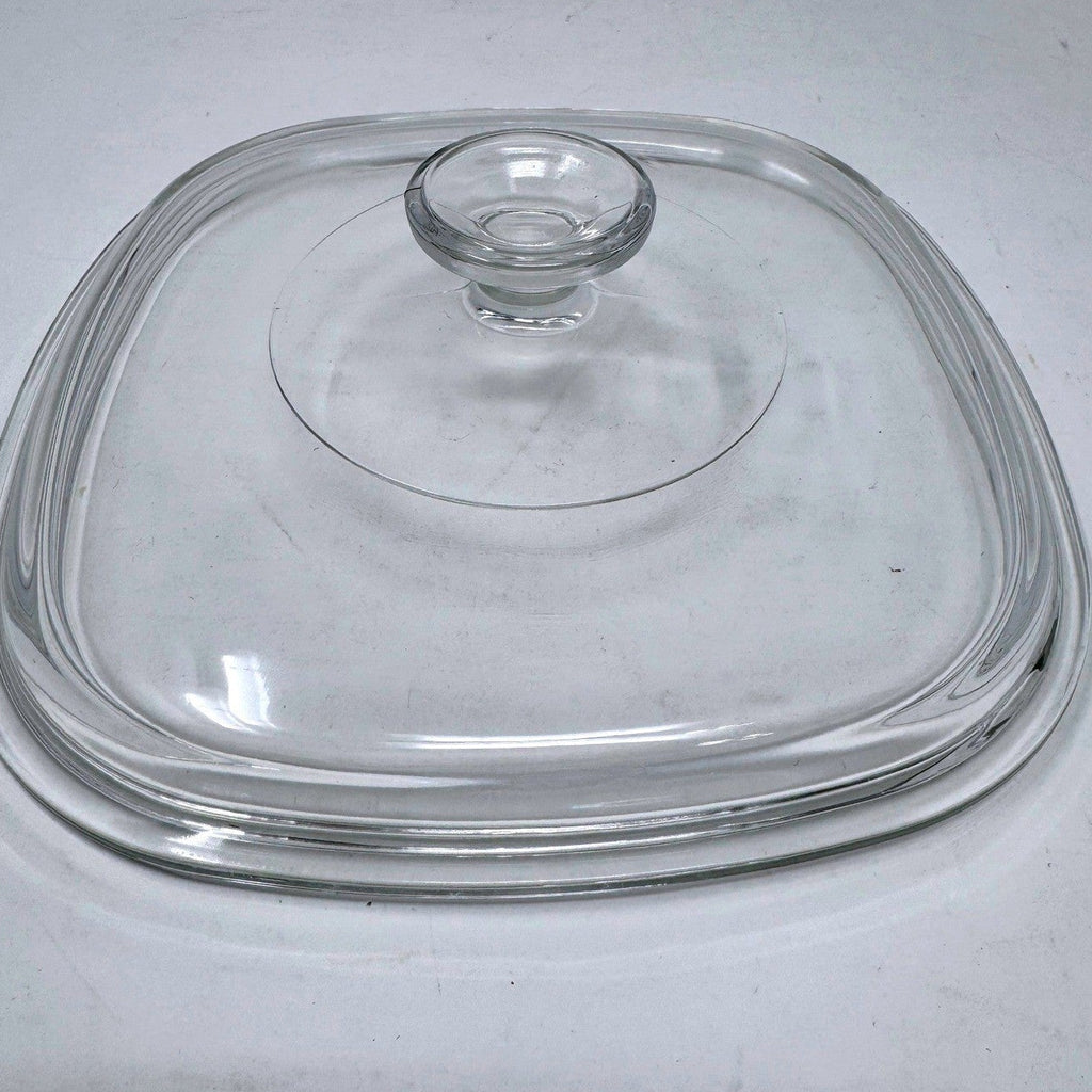 Corning Ware Country Cornflower Casserole Dish with Glass Lid Vintage White Blue