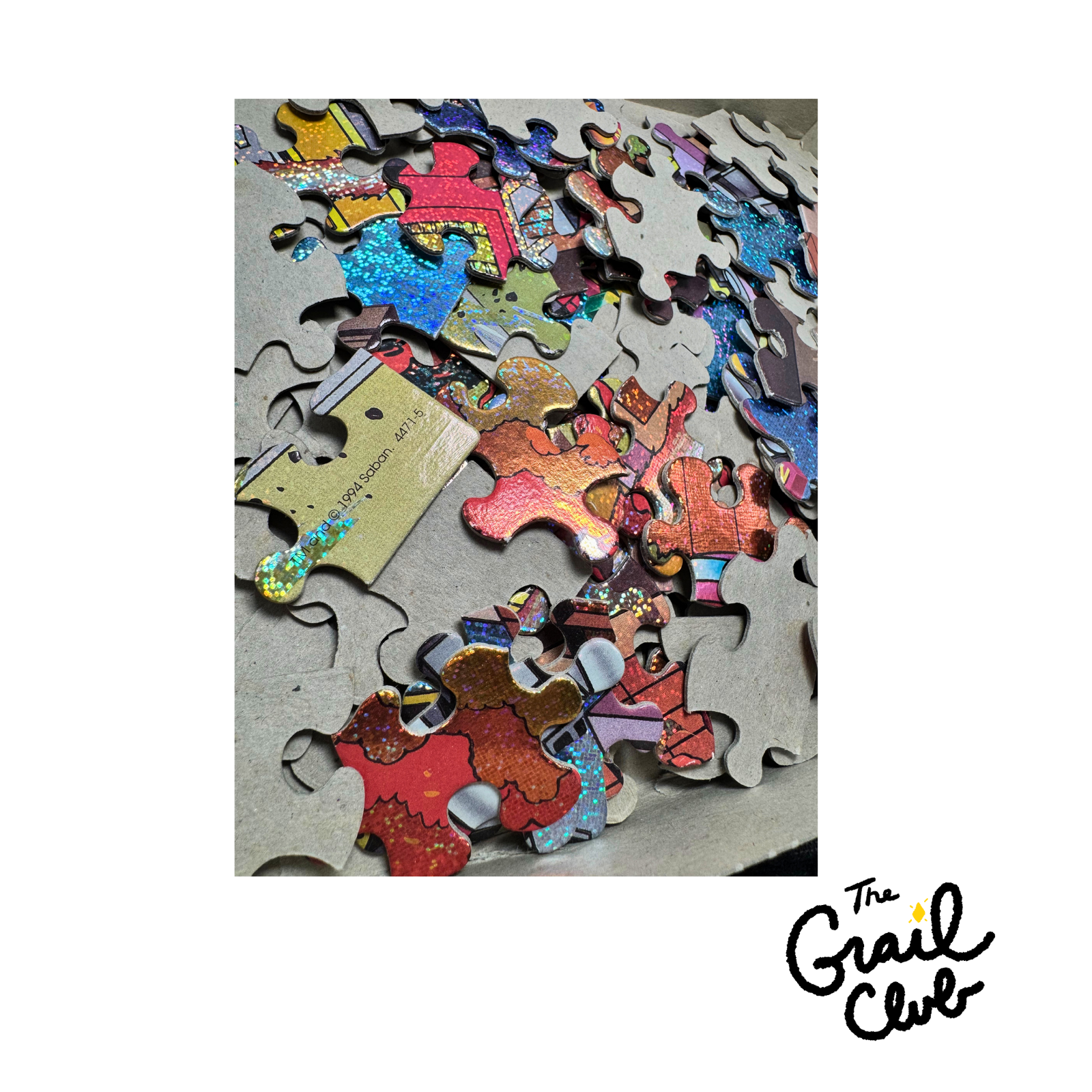 1994 Saban Power Rangers 100 Piece Puzzle Holographic (Complete) Free Shipping