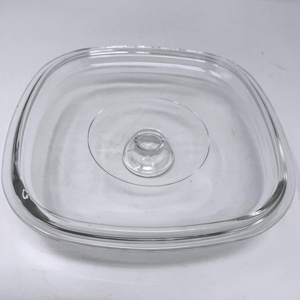 Corning Ware Country Cornflower Casserole Dish with Glass Lid Vintage White Blue