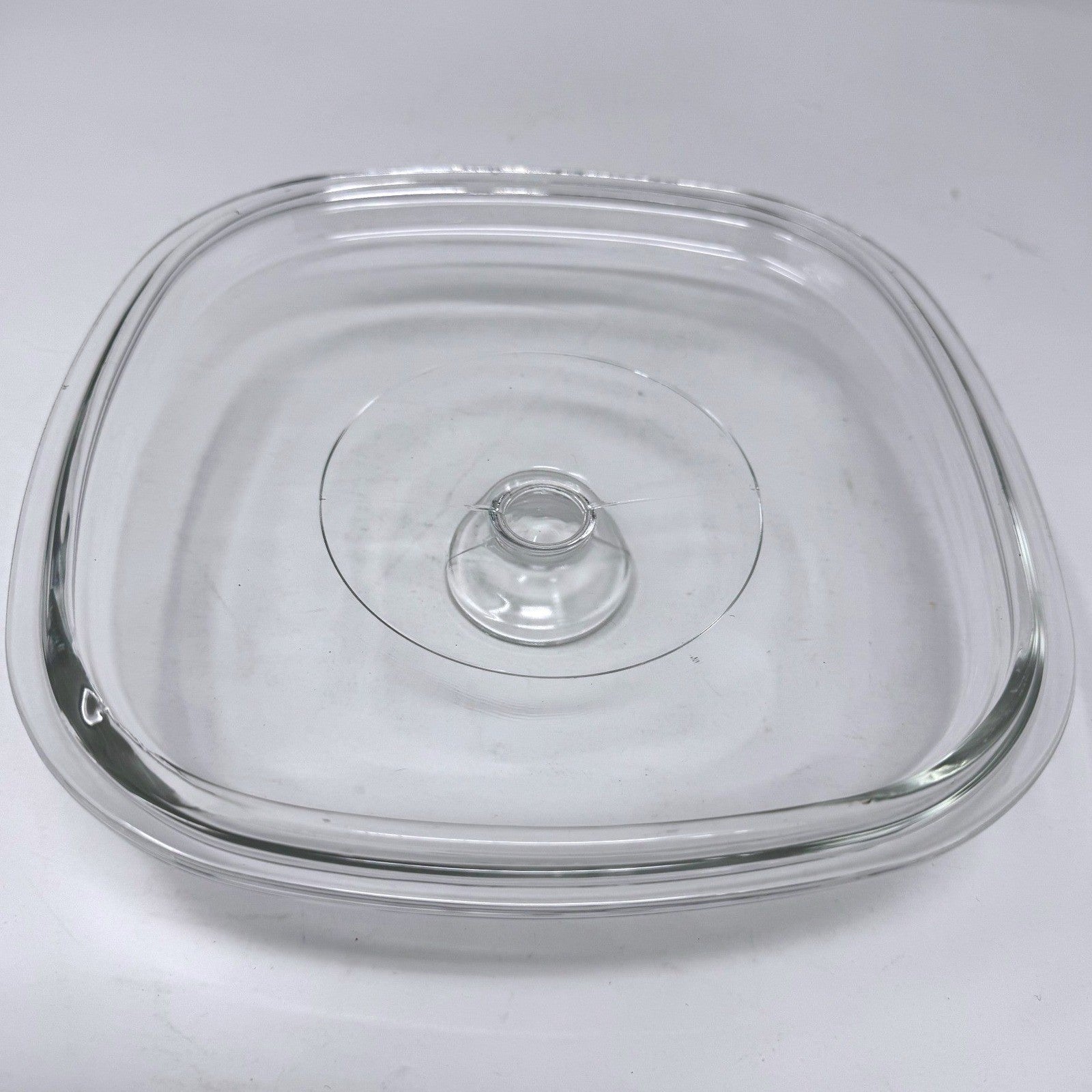 Corning Ware Country Cornflower Casserole Dish with Glass Lid Vintage White Blue