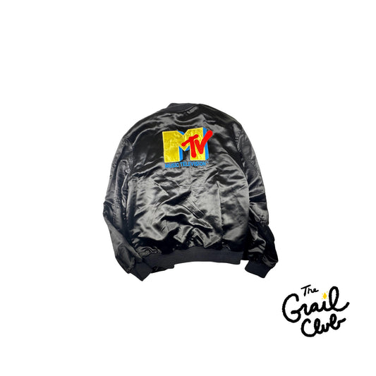 Black jacket with MTV logo on a white background